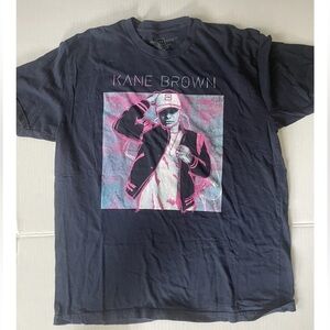 Kane‎ Brown Live Forever Tour Shirt Size XL Black Country Jason Aldean